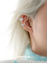 Unicorn Platinum-Plated No Piercing Earring Ear Hook Ear Clip™