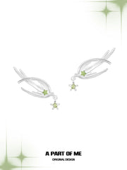 Winged Grace 925 Platinum Plating Stud Earrings™