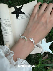 Winged Grace Flying Bird Adjustable Bangle Bracelet™