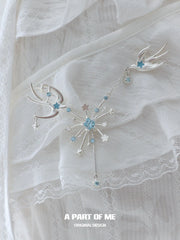 Winged Grace Platinum Plating Blue Bird Brooch™