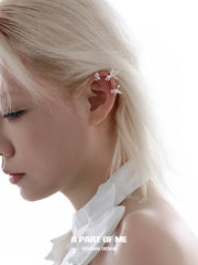 Winged Grace Platinum Plating Flying Bird Music Note Ear Cuff Ear Clip™